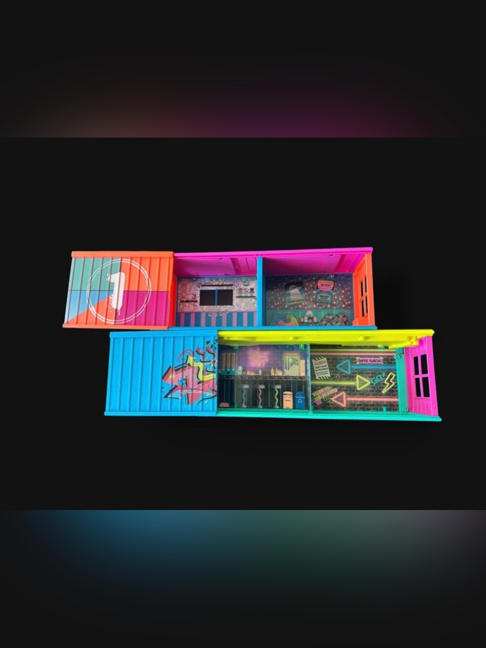LOL Dollhouse with Graffiti-style Artwork Doll House Playset